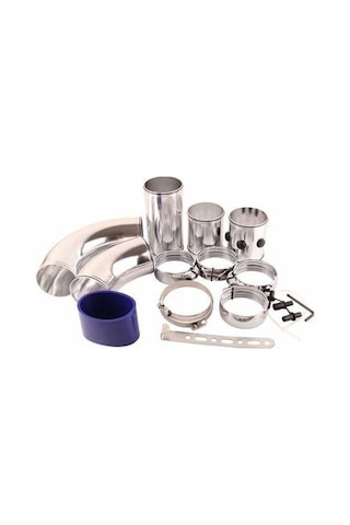 3 inç Hava Filtresi Turbo Emme Intercooler Borusu Soğuk / Sıcak Boru Hortumu Alüminyum Set