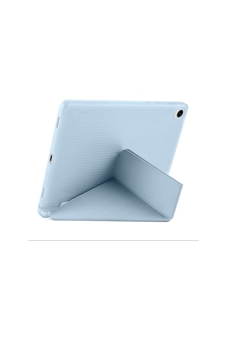 Samsung Galaxy Uyumlu Tab S11 Kılıf Tri Folding Kalem Bölmeli Standlı Kılıf Arka Kapak