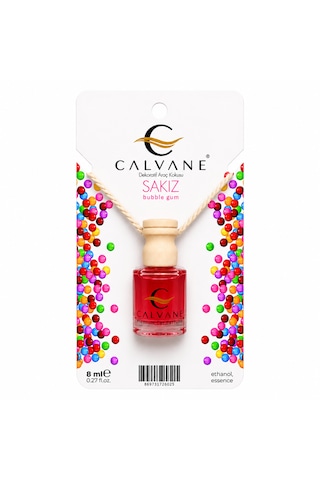 Calvane Premium Oto/araç Ayna Kokusu 8 Ml - Sakız Sakız - Bubble Gum