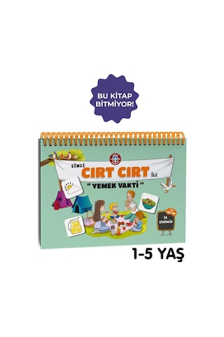 Şimdi Cırt Cırt Ile Yemek Vakti Etkinlik Kitabı
