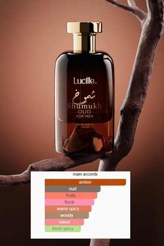 Lucille Shmukh Erkek Parfüm Oud Koku, 100 Ml Edp