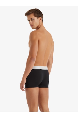 Erkek Modal Elastan Boxer Silver 9302 - Siyah Siyah