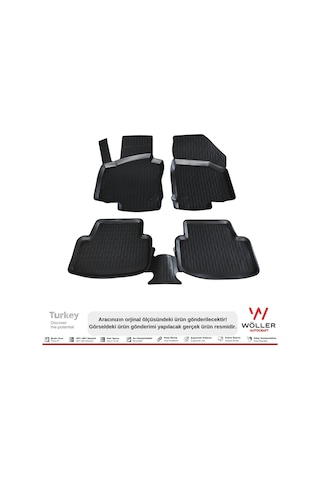 Vw Passat B6 Paspas 2005 - 2010 Arası 3D Havuzlu Wöller Paspas