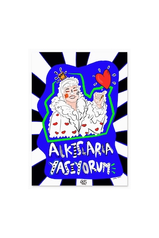 Anason İşleri Başımda Tacım Poster 50x70cm