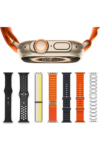 Fitsmart Amax Ultra Watch Akıllı   Saat + 7 Adet Kordon (İthalatçı Garantili)