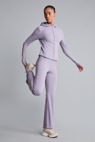 Defacto Esnek Kumaş Aırtech Flare Fit Yüksek Bel Beli Saran Sporcu Pantolon C9192ax26aupr522 Mor-pr522