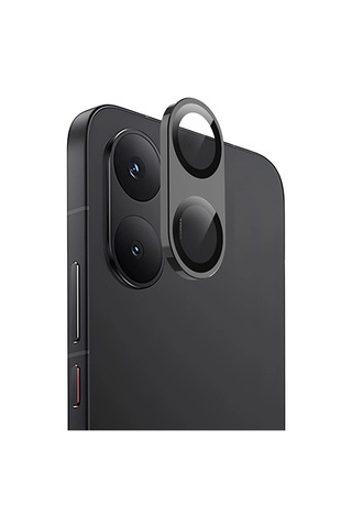 Newface Poco X8 Pro Max Raze Metal Kamera Lens - Siyah