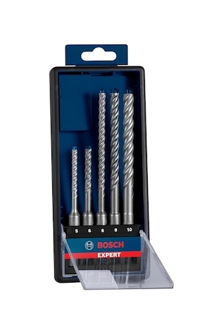 Professional Accessories 5 Parça Expert Sds Plus-7x Kırıcı Delici Delme Uçları Yumuşak Taş, Sert Taş, Beton, D