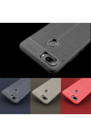 Xiaomi Mi 8 Lite Kılıf Zore Niss Silikon Kapak Gri