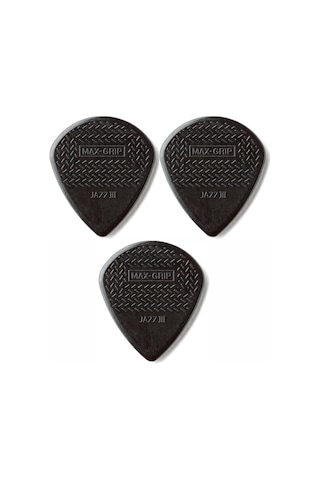Jim Dunlop 471r3s Max-grip Jazz Iıı Black Stiffo Pena