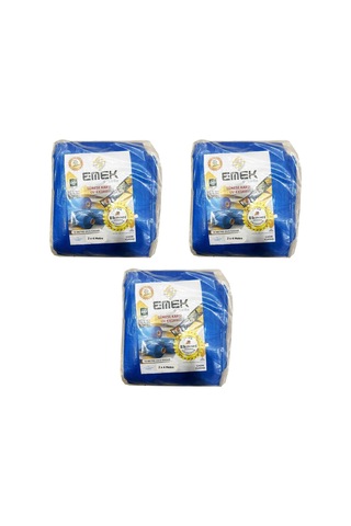 Emek Çadır Kumaşı Branda Tente Uv Güneşlik Gölgelik Koruma Yağmur Su Geçirmez - 2x4 Metre - 3 Paket Diğer