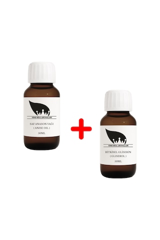 Saf Distile Anason Yağı 50 ML + 50 ML Gliserin