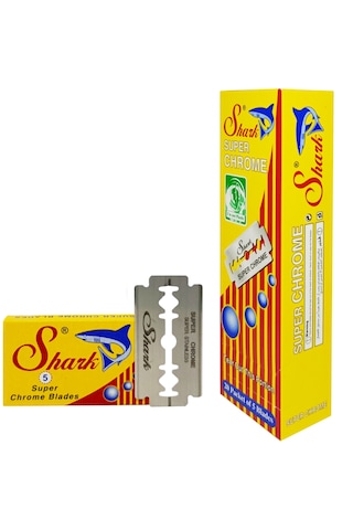 Shark Super Chrome Tıraş Bıçağı 100'lü Çift Kenarlı Yaprak Jilet