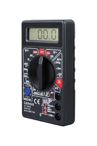 Tenon Dt-830d Siyah Dc/ac Voltaj Akım Ölçer Dijital Multimetre