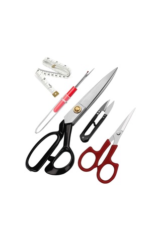 Lexroo Çelik Profesyonel Kumaş Kesim Makası Set 8 No 20cm