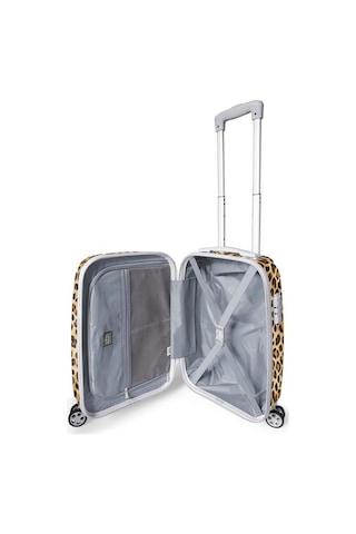 Coral High Leopar Desenli Kabin Boy Valiz 50cm 16550 Çok Renkli