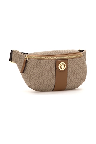 U.S. Polo Assn. Kadın Koyu Bej Bel Çantası 50293693-VR088