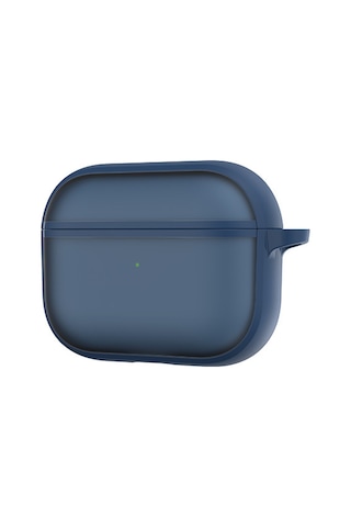 Apple Uyumlu AirPods Pro 3 Kılıf Benks Mist Protective Sert Pürüzsüz Kılıf Mavi Mavi