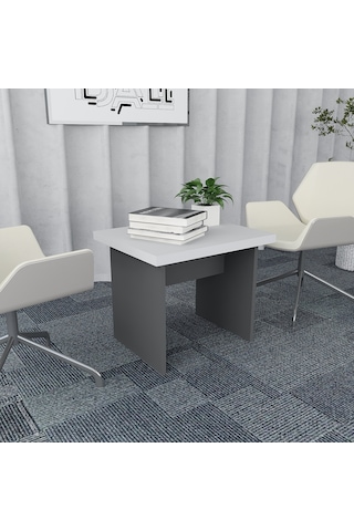 Plus 4'lü Ofis Takımı  Model 7 Füme Beyaz