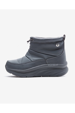 Skechers D'Lux Walker - Winter Up Kadın Gri Bot 167268 Gry Gri