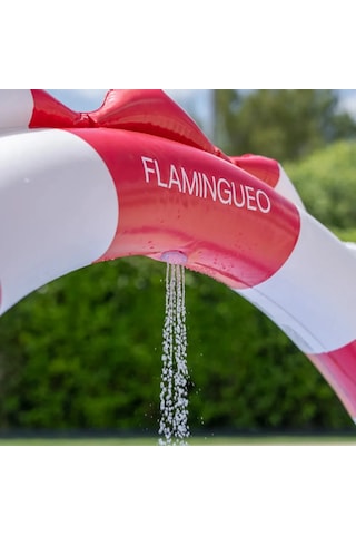 Flamingueo Kaydıraklı Fıskiyeli Şişme Oyun Havuzu Ness