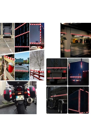 Carub Reflektif Fosforlu Şerit Bant 4 Cm X 25 Metre Turuncu İkaz Bandı Br2405306