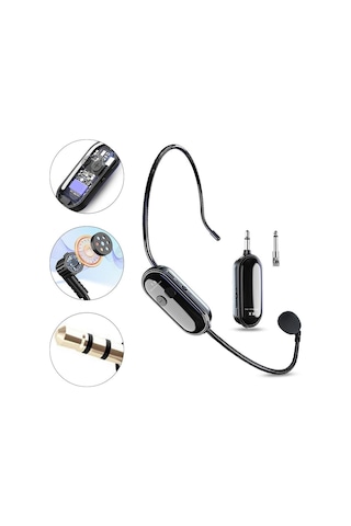 Kablosuz Kulaklık Mikrofonu Kablosuz Mikrofon Sistemi Kulaklık