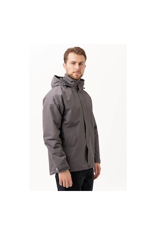 Armadillo Davraz 3n1 Parka Çıkarılabilir İç Montlu, Suya & Rüzgâra Dayanıklı, Kışlık Erkek Parka K.gri