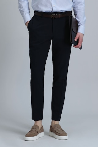 Lufian Erkek Hery Smart Chino Slim Fit Pantolon 111190318 Lacivert