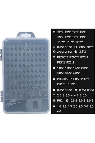 Tongxida 115 Parçalı Tamir Seti - Saat & Elektronik Cihazlar İçin