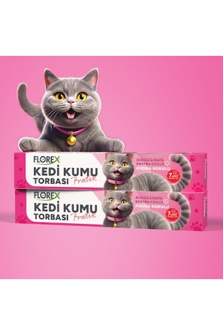 Büro Ev Evcil Hayvanı Kedi İçin Pudra Kokulu Kumu Torbası