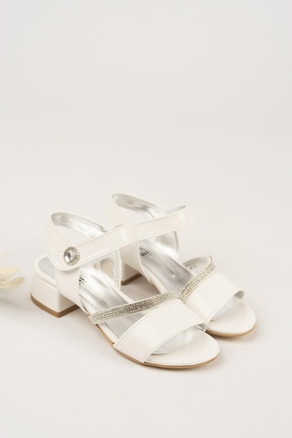 Kız Çocuk Taşlı Abiye Ayakkabı Siyah