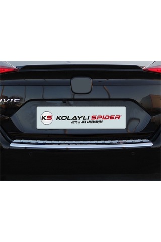 Honda Civic 10 Arka Tampon Eşiği Krom 2016 ve Sonrası
