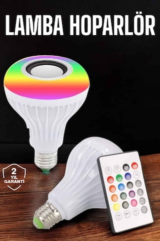 Ucuz Tekno Kablosuz Bluetooth Hoparlör Led Lamba