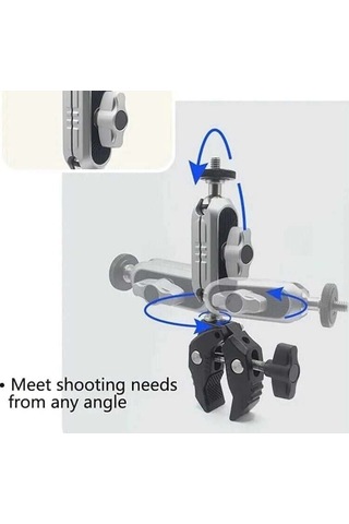 Oem Marka Jx006 Metal Mağiç Arm İle Kelepçe Siyah