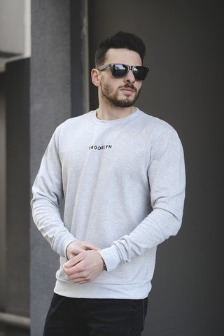 Oksit Lgg Brooklyn Comfort Pamuklu Erkek Sweatshirt