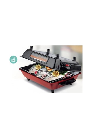 İnova IB-320022 1100 W Camlı Elektrikli Izgara Barbekü