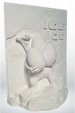 Buz Devri Ice Age-sid Taş Biblo Çocuk Boyama Etkinliği