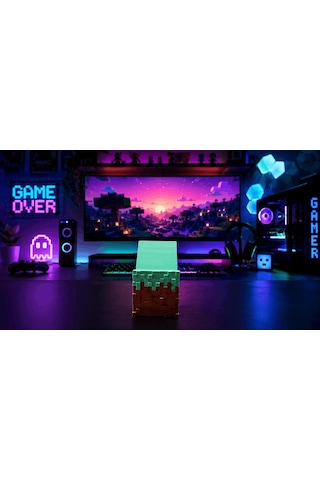 Xbox Joystick Stand Mcraft Edition Beyaz - Çok Renkli