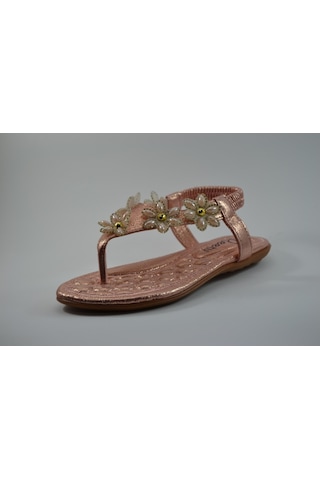 Beety Ts-402 Rose Pembe Kadın Sandalet Pudra