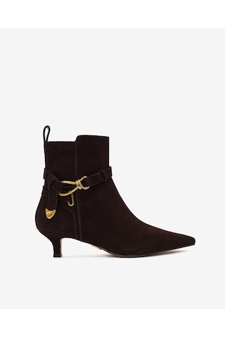 Steve Madden Roller Brown Sued Kadın Kahverengi Topuklu Bot Roller-brown