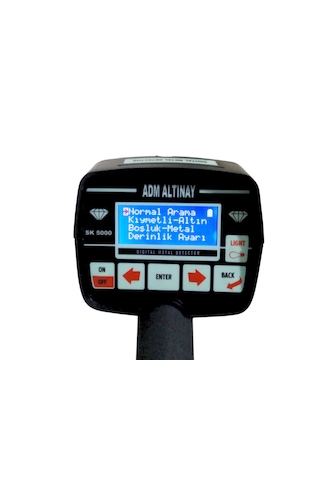 Gold Sk 5000 Lcd Ekranlı Derin Define Dedektörü