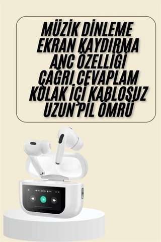 Dokunmatik Ekranlı Tws Kulaklık Apple iOS Android Uyumlu