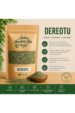 Anadolu Şifa Harput Dereotu Kurusu 100 Gr Kurutulmuş Dereotu Doğal Ve Katkısız