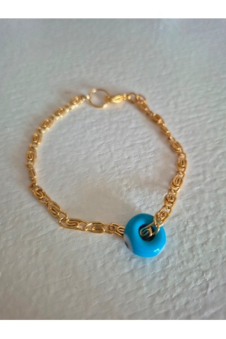 Glamglamour Cam Nazar Boncuklu Zincir Bileklik