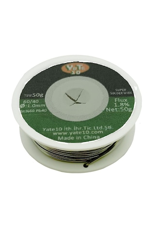 Yate10 50g 60/40 1mm Lehim Teli