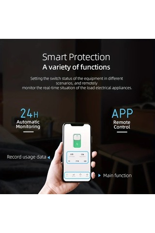 Motion003 1 Adet Tuya Wifi Akıllı Anahtar Kesici Beyaz 10 A Kablosuz Uzaktan Kumanda Mobil Ak