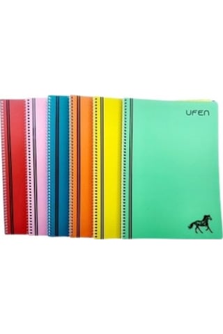 A4 Defter Pp Telli Spiralli Yaprak 72 Yaprak-Kareli