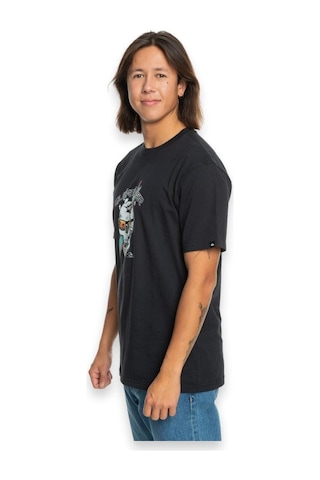 Quiksilver Eqyzt07674 One Last Surf Ss Siyah Erkek T-shirt Siyah