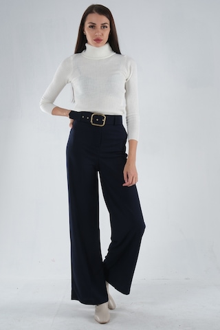 Feminist Lacivert Bol Paça Pantolon 3974959.02 Lacivert